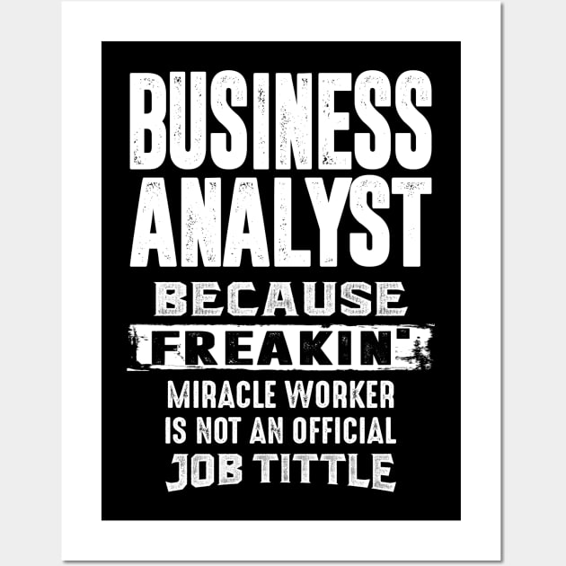 Business Analyst Wall Art by cidolopez